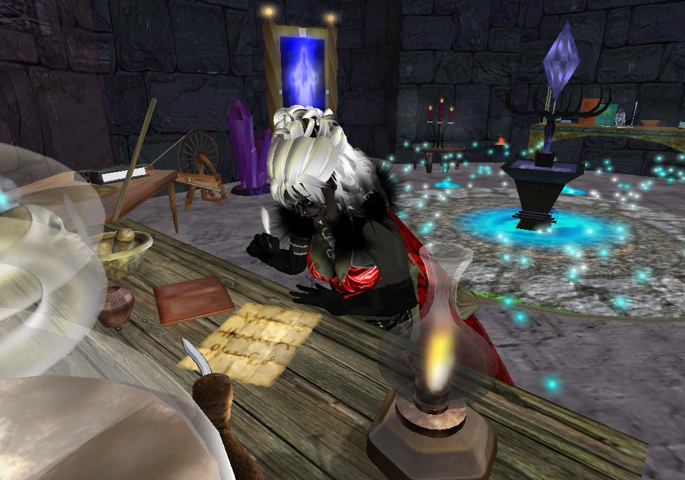 Pic of Prettyflower's magical workspace in Second Life