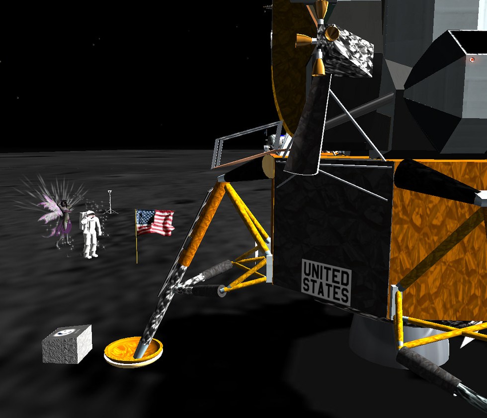 Lunar Landing, Second Life