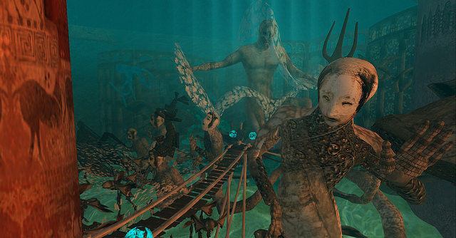 The amazing Poseidon's Abyss sim, below the water. 