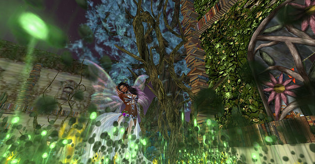 I absolutely adored the buildings in the Sylvan of Spells!