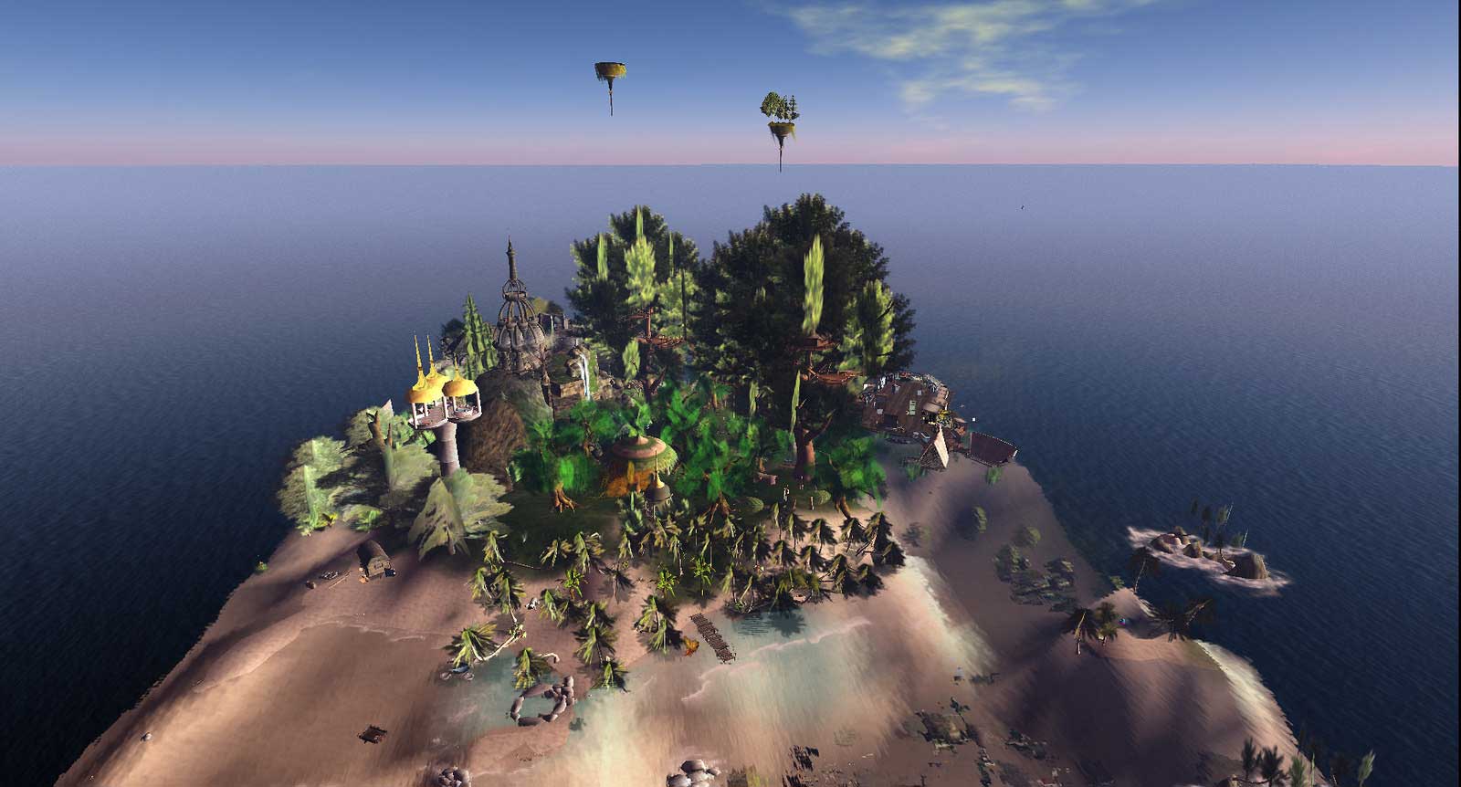 Elven Forest Aerial View