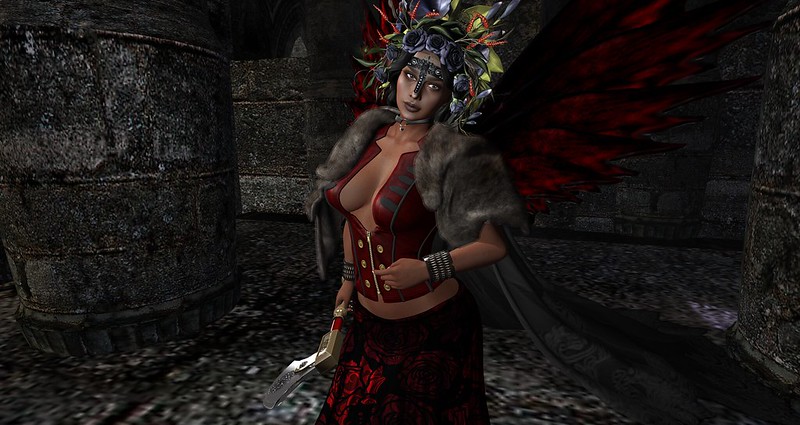 Prettyflower went inventory shopping and is wearing an outfit created with cool stuff found in old WLRP 2016 folders